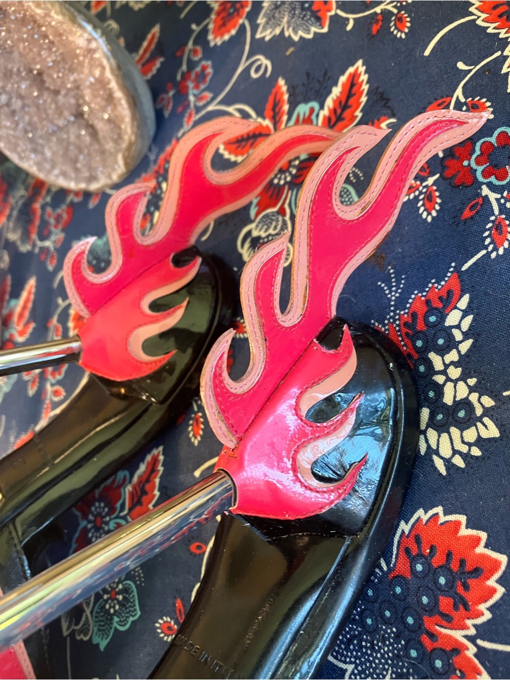 Prada Hot Pink Hot Rod Flame Heels 37 SS 2012 - Picture 15 of 15